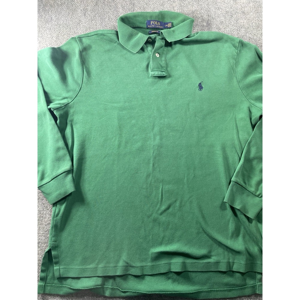 Ralph Lauren Long Sleeve green Polo